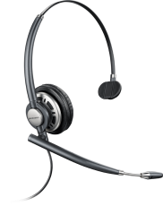 EncorePro HW710 Over-The-Head Wideband Monaural Noise-Cancelling Corded Headset - renamed HW291N